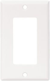 2151W-BOX 1G DECO WALL PLT WHT